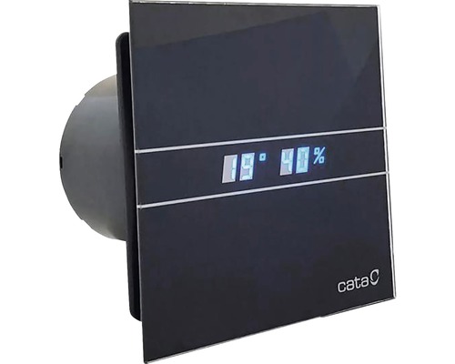 CATA Toilet- badkamerventilator E-100 GBTH met temperatuur- en vochtigheidssensor 100 mm CATA Toilet- badkamerventilator E-100 GBTH met temperatuur- en vochtigheidssensor 100 mm