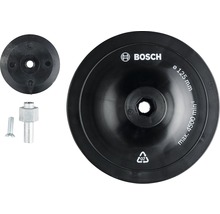 Bosch Logo steunschijf voor fiberschuurbladen met schroef en flens, diameter 125 millimeter