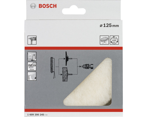 Bosch polijstkegel, diameter 125 millimeter