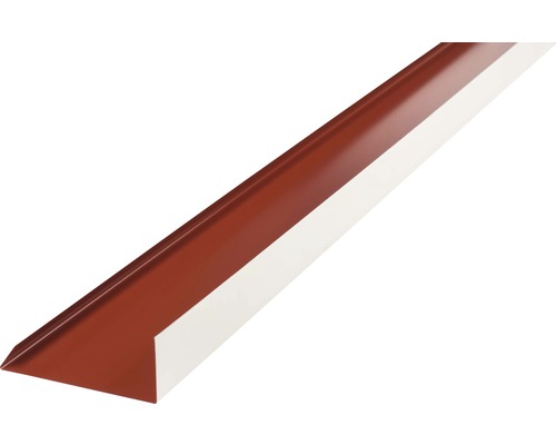 PRECIT Randhoek slagregenschort voor dakpanplaat, RAL3009 oxiderood, 1000x100 mm