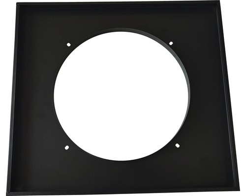 TENNEKER Reserve onderdeel Onderste plank CS41 nr 15 tbv Carbon gasbbq 3 brander, Carbon U Vierkante metalen plaat met ronde uitsparing en bevestigingsgaten.