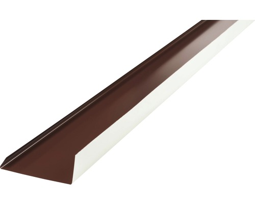 PRECIT Randhoek slagregenschort voor dakpanplaat, RAL8017 chocoladebruin, 1000x100 mm