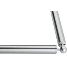 Detailopname van een metalen leuning