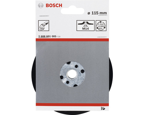 Bosch Logo. Doorslijpschijf met een diameter van 115 mm.