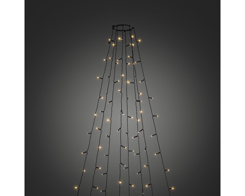 KONSTSMIDE Kerstverlichting LED boommantel 240 lampjes extra warm wit app gestuurd 2,4 meter