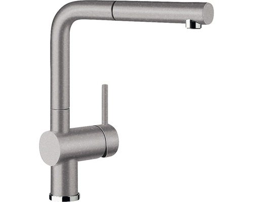BLANCO Keukenkraan met uittrekbare handdouche Linus-S alumetallic BLANCO Keukenkraan met uittrekbare handdouche Linus-S alumetallic
