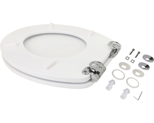 Toiletbril met bevestigingsmateriaal