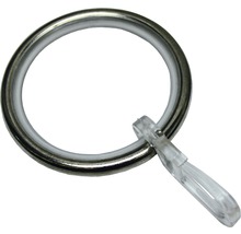 GARDINIA Ringen met geleider rvs-optiek ø 25 mm 10 stuks