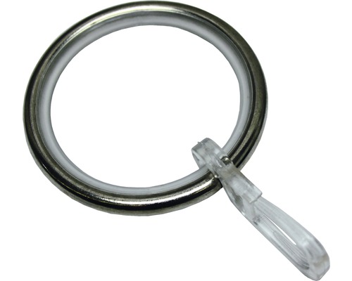 GARDINIA Ringen met geleider rvs-optiek ø 25 mm 10 stuks