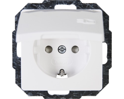 Schuko stopcontact met klapdeksel