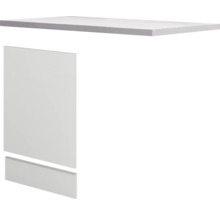FLEX WELL Vaatwasserpaneel inclusief plint en werkblad Palmaria Wito wit 59,4x1,6x54,5 cm