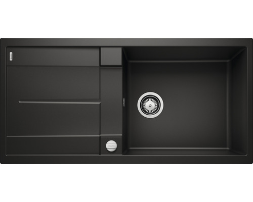 Spoelbak van silgranit met afdruipvlak