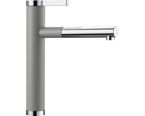 BLANCO Keukenkraan met uittrekbare handdouche Linee-S alumetallic BLANCO Keukenkraan met uittrekbare handdouche Linee-S alumetallic
