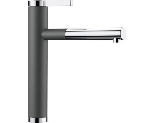 BLANCO Keukenkraan met uittrekbare handdouche Linee-S rotsgrijs BLANCO Keukenkraan met uittrekbare handdouche Linee-S rotsgrijs
