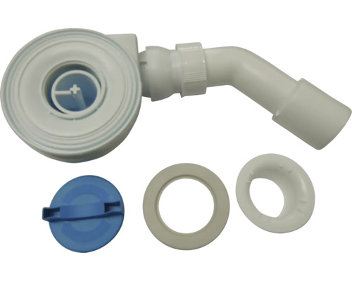 Afvoergarnituur met sifon en accessoires voor sanitair gebruik