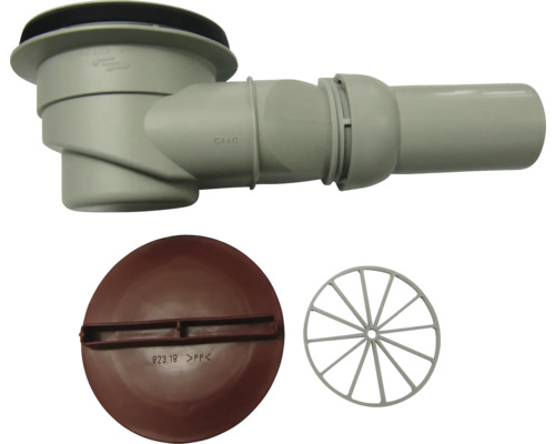 Afvoergarnituur voor wastafel met stop en zeef