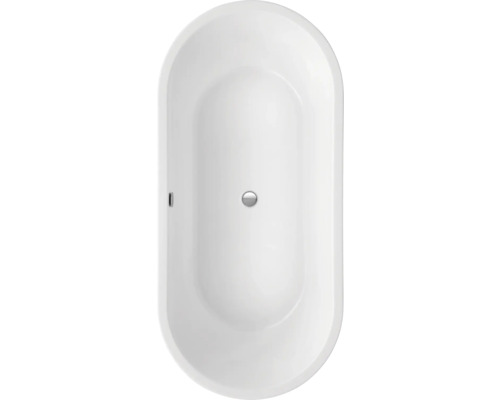 Vrijstaand bad bovenaanzicht