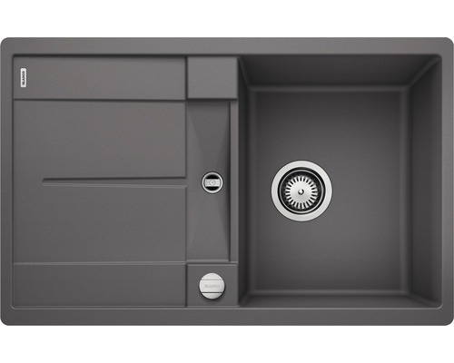 Spoelbak met afdruiprek en zeefkorf