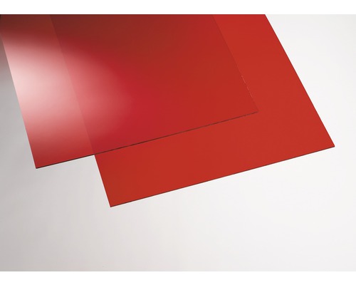 GUTTAGLISS® Acrylglas Acrylcolor glad rood 250x500x3 mm