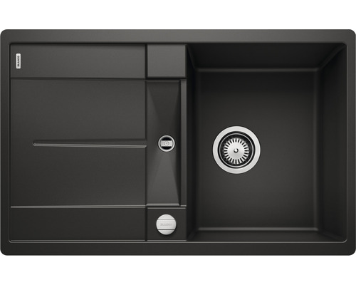 Spoelbak met afdruipvlak en zeefmand