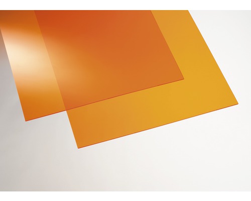 GUTTAGLISS® Acrylglas Acrylcolor glad oranje 250x500x3 mm