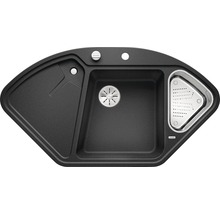 Hoekspoelbak met afdruipvlak en zeef