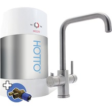 HOTTO Kokendwaterkraan Quadro combiset incl. mengventiel 5 l RVS