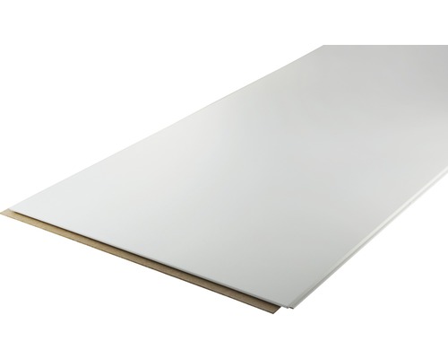 Coverboard wandpaneel Padena structuur wit 2600 x 620 x 12 mm
