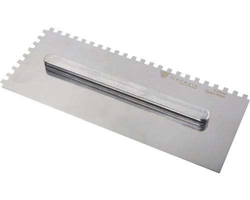 Lijmkamblad vierkant RVS 6 mm Tandspatel met vierkante vertanding