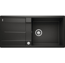 Spoelbak van composietmateriaal met afdruipvlak en zeefkorfventiel