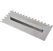 Tegelspaan met vierkante vertanding van 10 x 10 millimeter