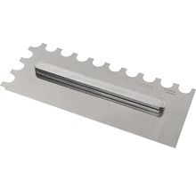 Tegellijmkam met U-vormige vertanding 10x20 millimeter