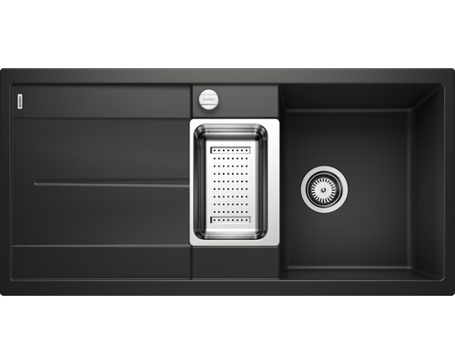 Spoelbak met afdruipvlak en zeefbak