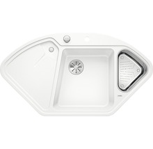 Hoekspoelbak met afdruiprek en zeef