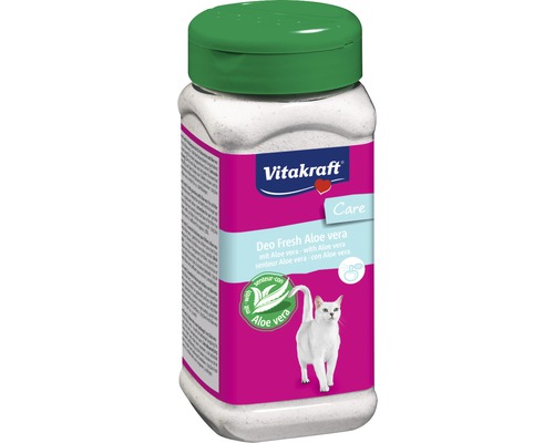 VITAKRAFT Kattenbak geurverdrijver Deofresh aloë vera 720 g Vitakraft Care Deo Fresh Aloë Vera voor katten