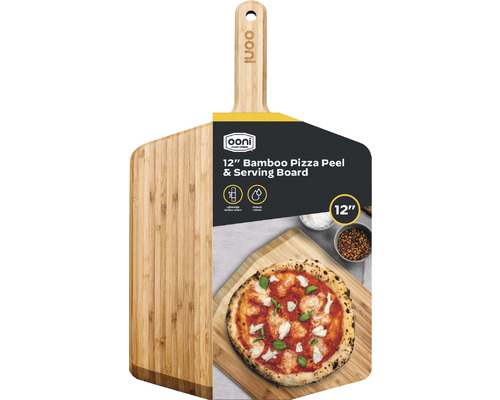 Ooni bamboe pizzaschep en serveerplank, 30 cm