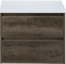 SANOX Badkamermeubelset Porto met wastafelblad 58x70,2x50 cm nebraska eiken