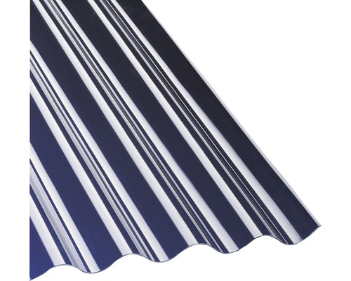 Golfplaat PVC sinus P6 helder 160 x 109,7 cm Golfplaat van kunststof