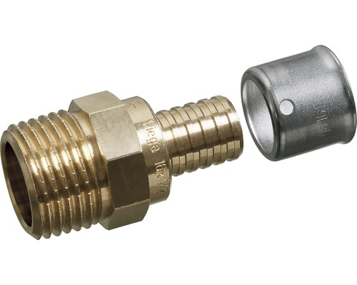 VIEGA PEXFIT Overgang 16 mm x 1/2" buitendraad 2 stuks VIEGA PEXFIT Overgang 16 mm x 1/2" buitendraad 2 stuks