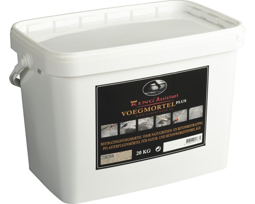 EXCLUTON Plus voegmortel kant en klaar beige 20 kg Voegmortel in een emmer van 20 kilogram