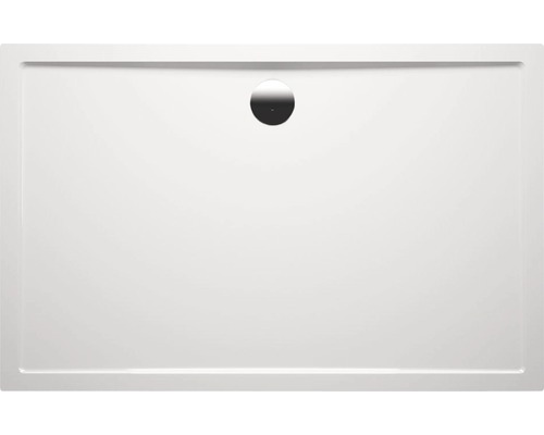 Rechthoekige douchebak met afvoer