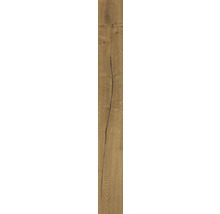 Houten vloer met een barst