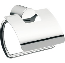 Toiletpapierhouder met metalen afdekking