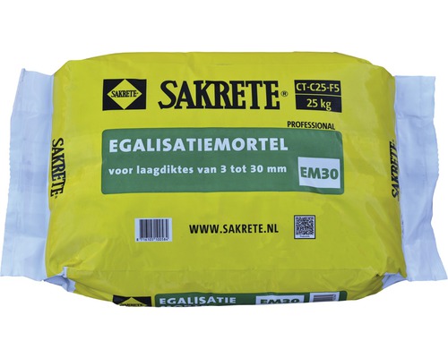 SAKRETE Egalisatiemortel EM30 25 kg
