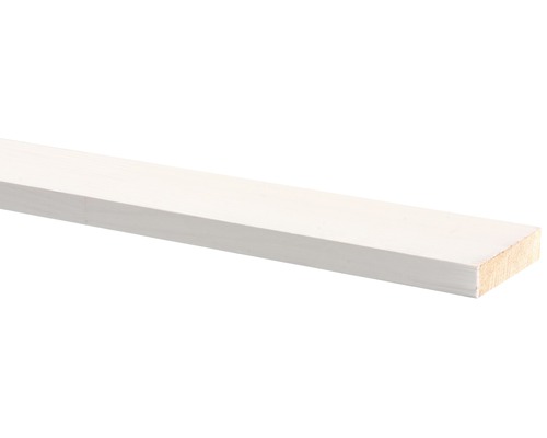 Schaaflat grenen gegrond wit (b x d x l) 55 x 12 x 2700 mm Houten lat, gelakt