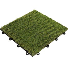 Tuintegel kliksysteem kunstgras groen 30x30 cm-thumb-0