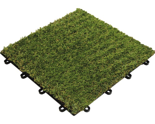 Tuintegel kliksysteem kunstgras groen 30x30 cm