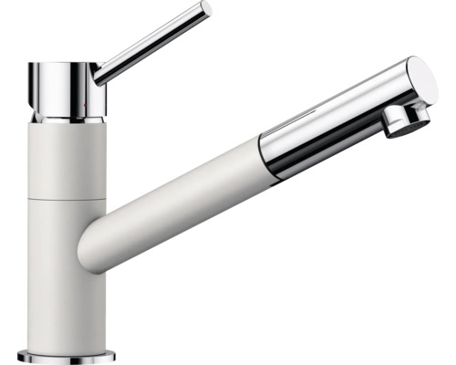 BLANCO Keukenkraan met uittrekbare handdouche Kano-S silgranietwit BLANCO Keukenkraan met uittrekbare handdouche Kano-S silgranietwit