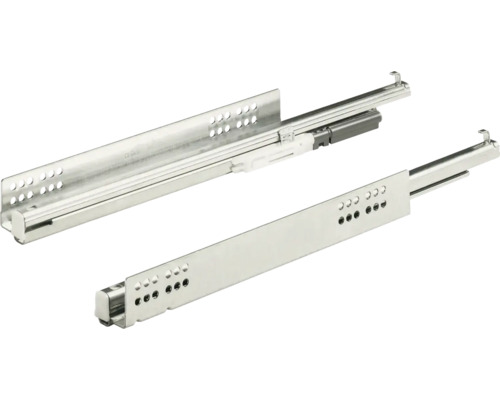 HETTICH Ladegeleider Quadro V6 Silent System 400 mm verzinkt, 2 stuks Metalen ladegeleiders set voor lademontage