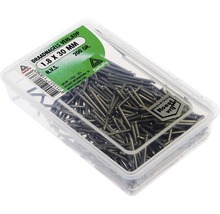 Draadnagels 1.8 x 30 millimeter in plastic container